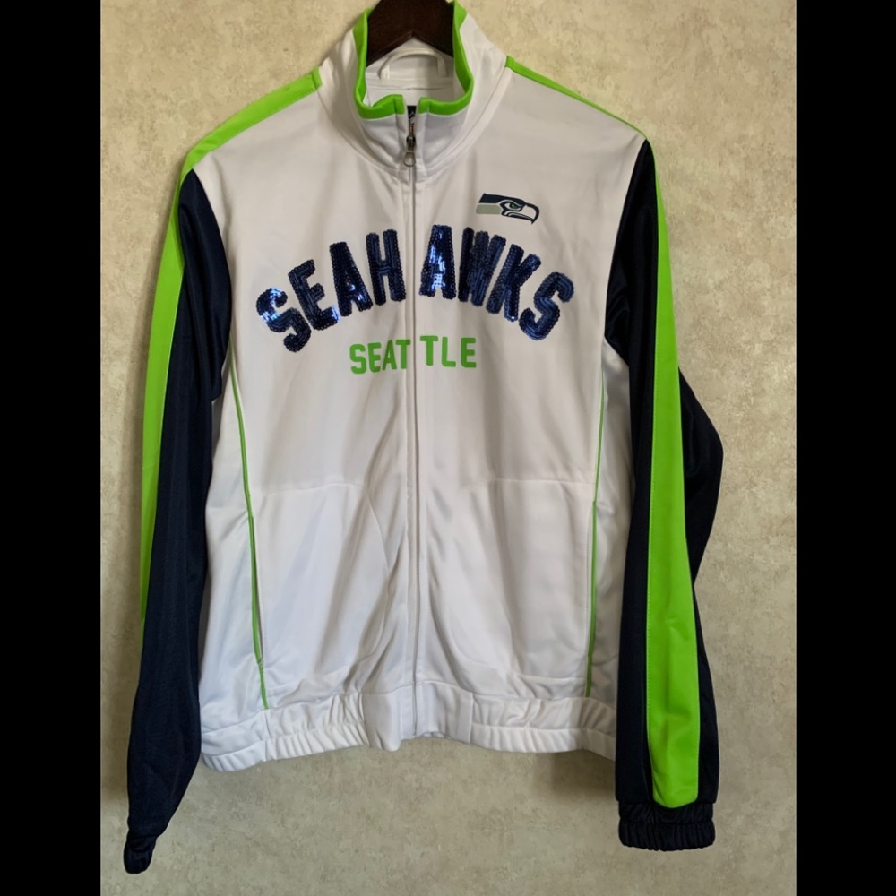 NFL licensed Women’s Large Seahawks sweater.
